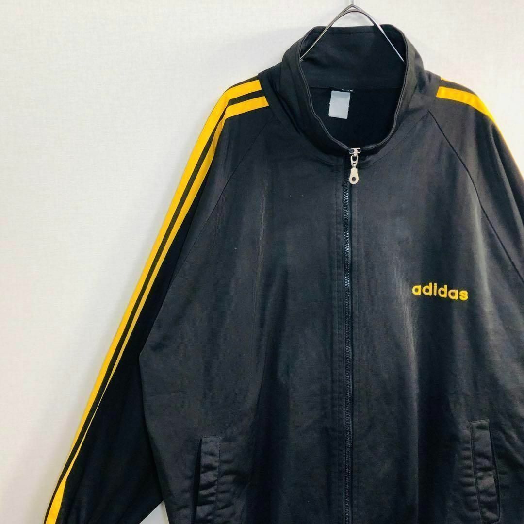 adidas - 【希少】アディダス ジャージ サイズL 90S ブラック 刺繍ロゴ
