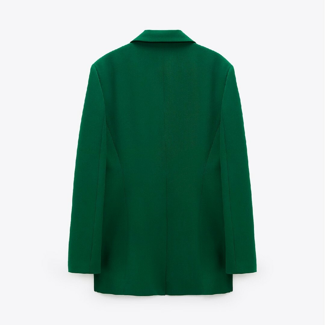 ZARA - 【1点のみ】ZARA テーラードブレザー XSサイズ グリーン ZARA - 【1点のみ】ZARA テーラードブレザー XSサイズ グリーン