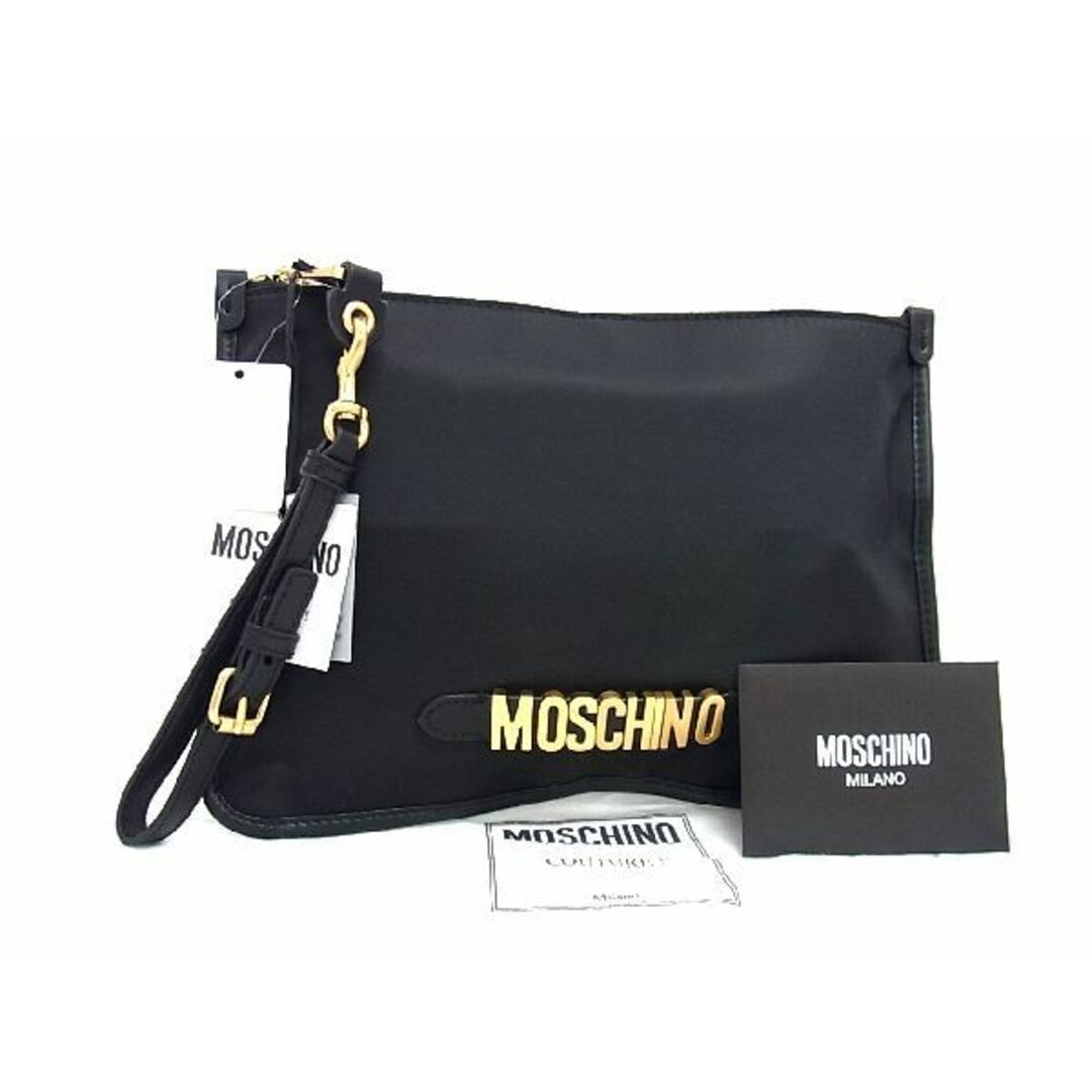 □新品□未使用□ MOSCHINO モスキーノ ナイロン クラッチバッグ