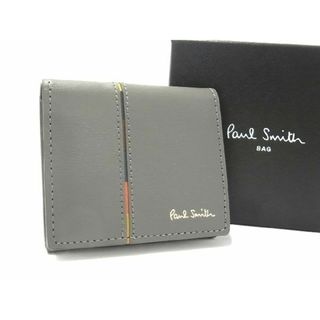 ポールスミス(Paul Smith)の■新品■未使用■ Paul Smith ポールスミス レザー コインケース コインパース 小銭入れ メンズ グレージュ系 BG0642 (折り財布)