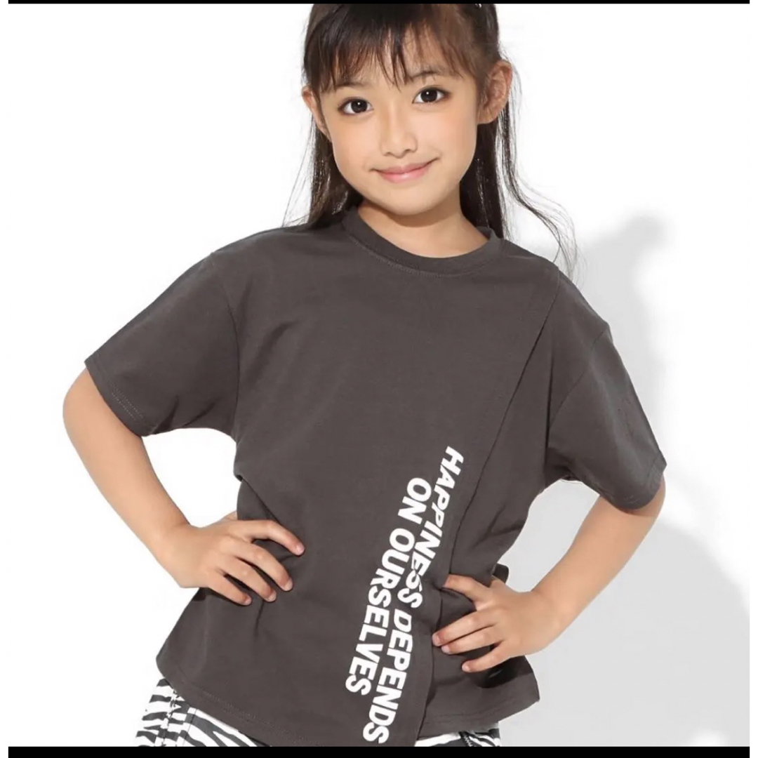 ANAP Kids(アナップキッズ)の新品❗️ 未開封❗️ANAP Tシャツ　S 100 110半袖　チャコールグレー キッズ/ベビー/マタニティのキッズ服男の子用(90cm~)(Tシャツ/カットソー)の商品写真