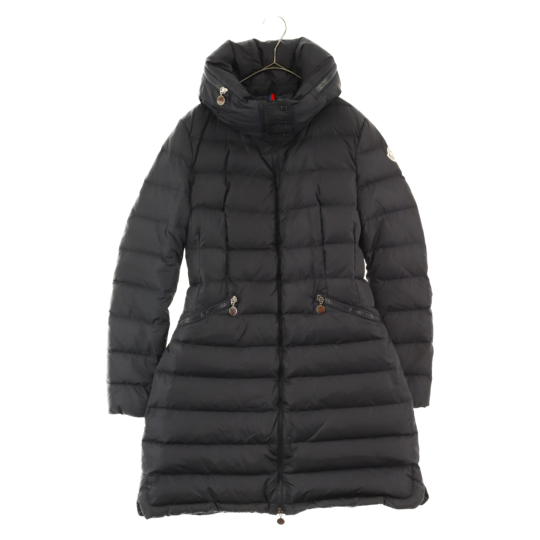 MONCLER モンクレール FLAMMETTE フラメッテ フード付き ロングダウンコート ジャケット レディース ネイビー 420934992905 54155