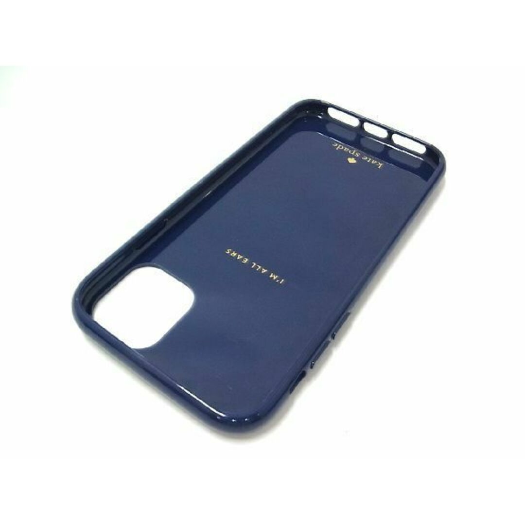 kate spade new york(ケイトスペードニューヨーク)の■新品■未使用■ kate spade ケイトスペード WIR00063 ドット柄 水玉 iPhone11対応 アイフォンケース スマホケース ネイビー系 BG1361  レディースのアクセサリー(その他)の商品写真