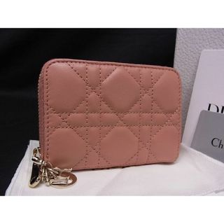 ディオール(Dior)の■新品■未使用■ ChristianDior クリスチャンディオール レディディオール カナージュ レザー コインケース 小銭入れ ピンク系 AQ3043(その他)