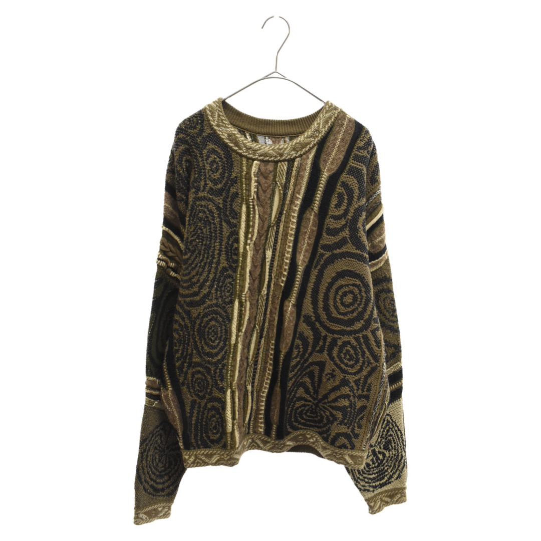 KAPITAL キャピタル 7G MAZE GAUDY Sweater 総柄クルーネックニット