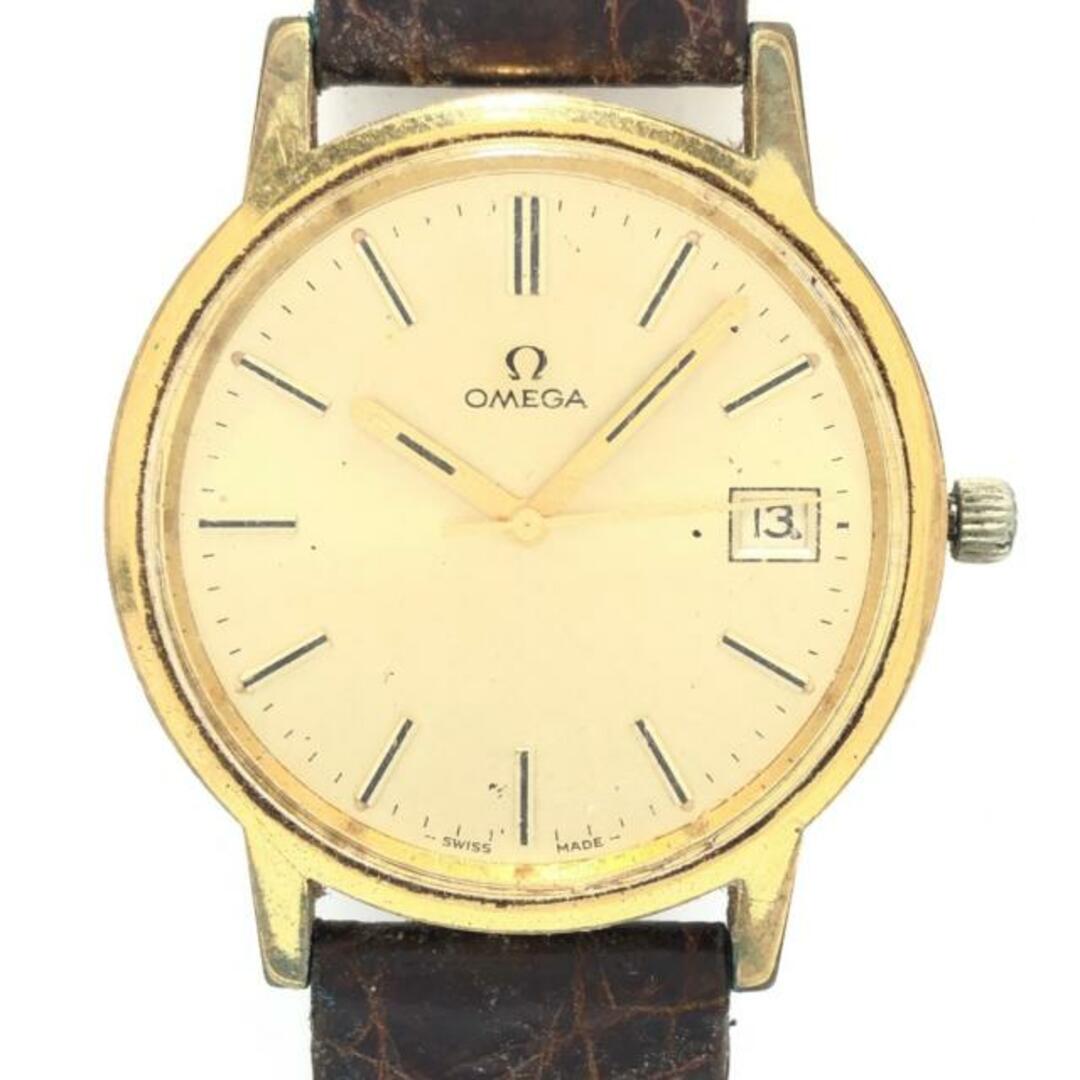 OMEGA(オメガ) 腕時計 - メンズ デイト表示時計