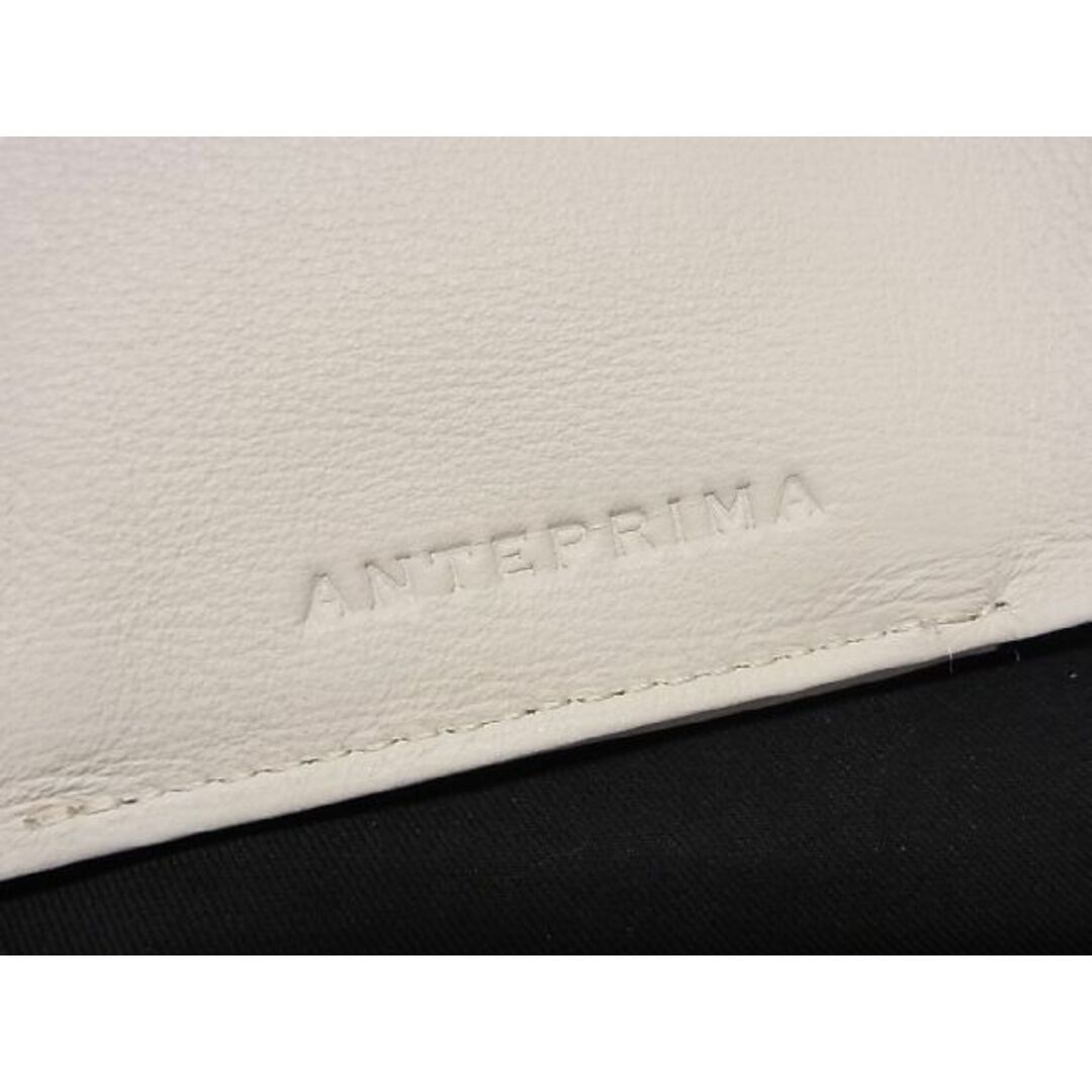 ■新品■未使用■ ANTEPRIMA アンテプリマ レザー パンダ 三つ折り コンパクト 財布 ウォレット アイボリー系×ピンク系 財布 AN2742 6