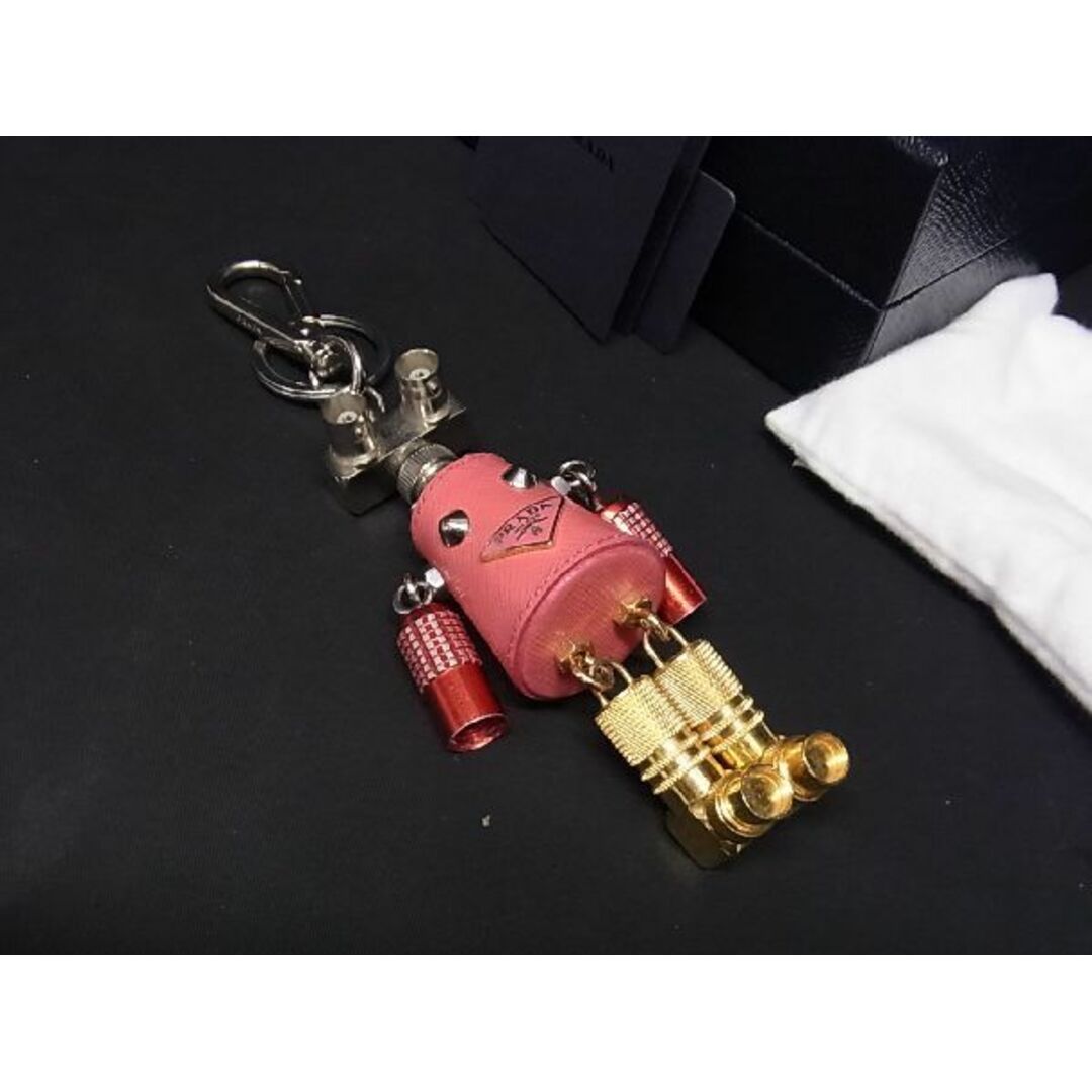 美品❗ PRADA 1TR028 ジュリエッタ ロボット チャーム キーホルダー