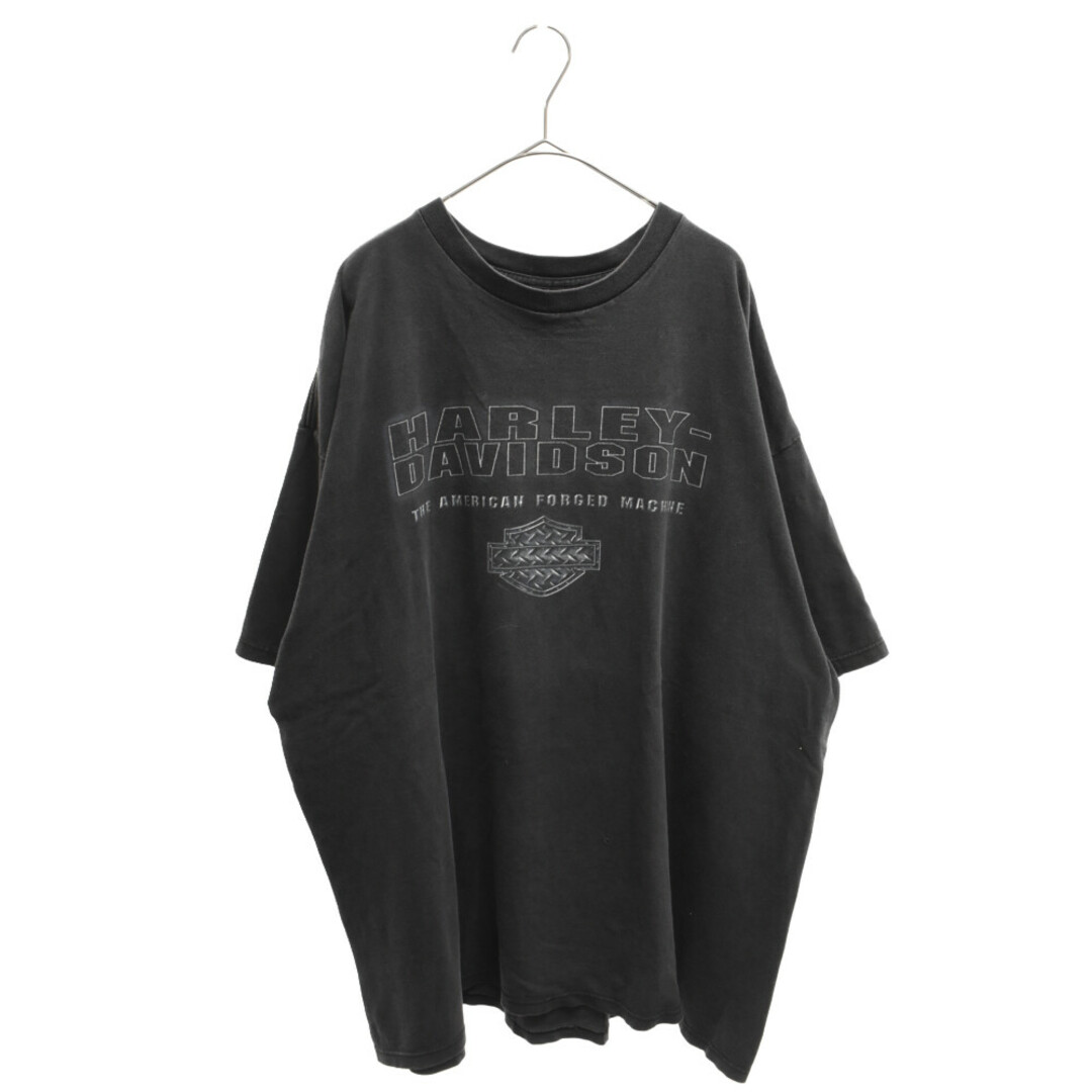 HARLEY DAVIDSON ハーレーダビッドソン VINTAGE ヴィンテージ 両面プリント オーバーサイズTシャツ 半袖カットソーブラック