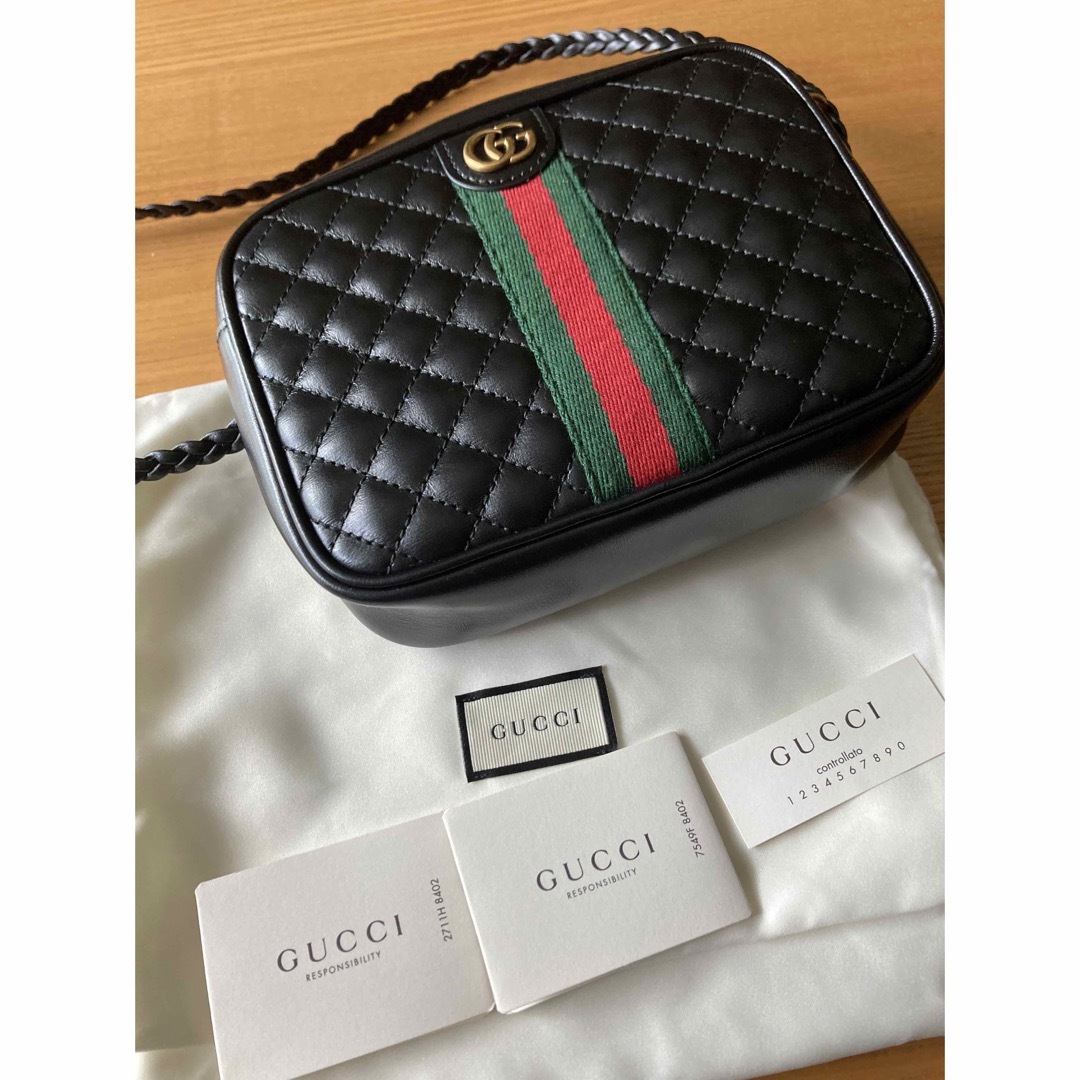 Gucci(グッチ)のGUCCI キルティング　ショルダーバック　ggマーモント レディースのバッグ(ショルダーバッグ)の商品写真