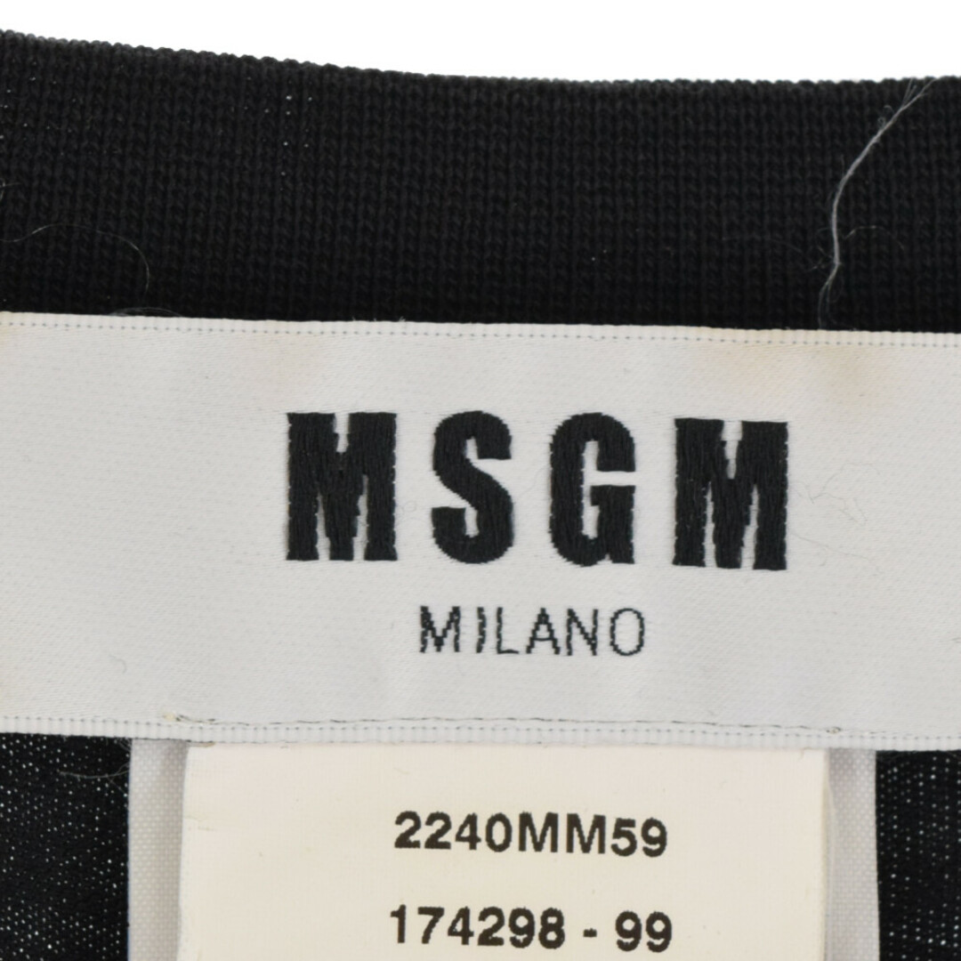 MSGM MSGM エムエスジーエム SS ロゴプリント 半袖Tシャツ