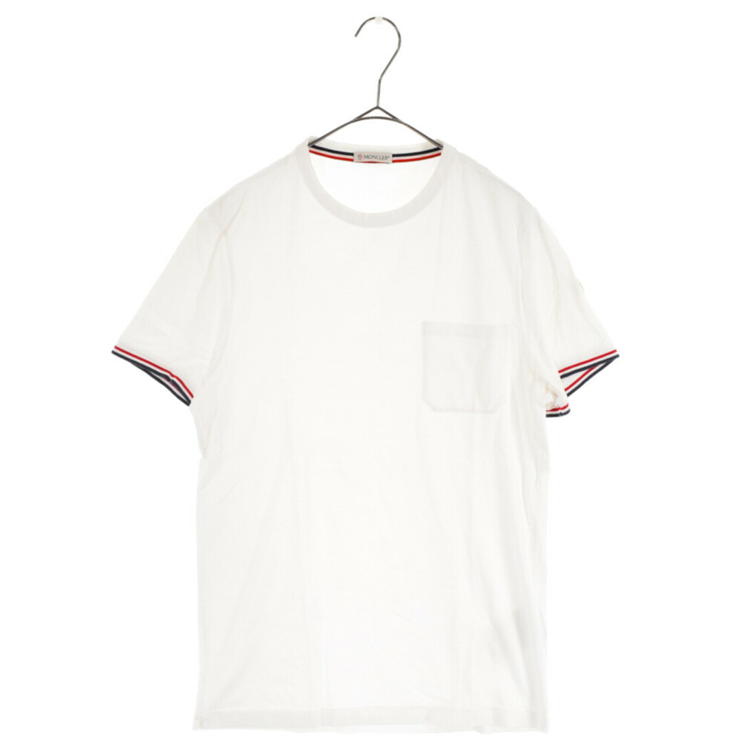 新品】モンクレール MAGLIA Tシャツ ホワイト 半袖 - Tシャツ