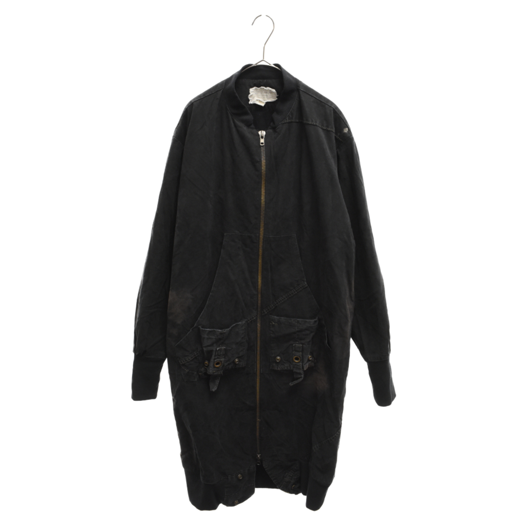 GREG LAUREN グレッグローレン 20SS LONG TENT FLIGHT STUDIO JACKET ロング テント スタジオ ジャケット ブラック