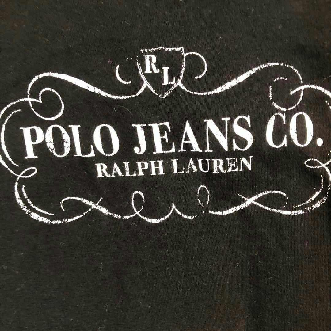 POLO RALPH LAUREN(ポロラルフローレン)のラルフローレン ポロ ジーンズ ブラック 黒 ロゴ 半袖 ティーシャツ Tシャツ レディースのトップス(Tシャツ(半袖/袖なし))の商品写真