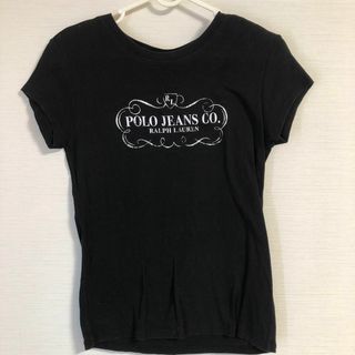 ポロラルフローレン(POLO RALPH LAUREN)のラルフローレン ポロ ジーンズ ブラック 黒 ロゴ 半袖 ティーシャツ Tシャツ(Tシャツ(半袖/袖なし))