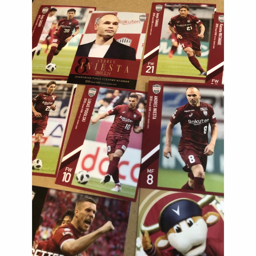 【キラ付・最低販売価格】イニエスタ初年度 ヴィッセル神戸 2018 TE コンプ