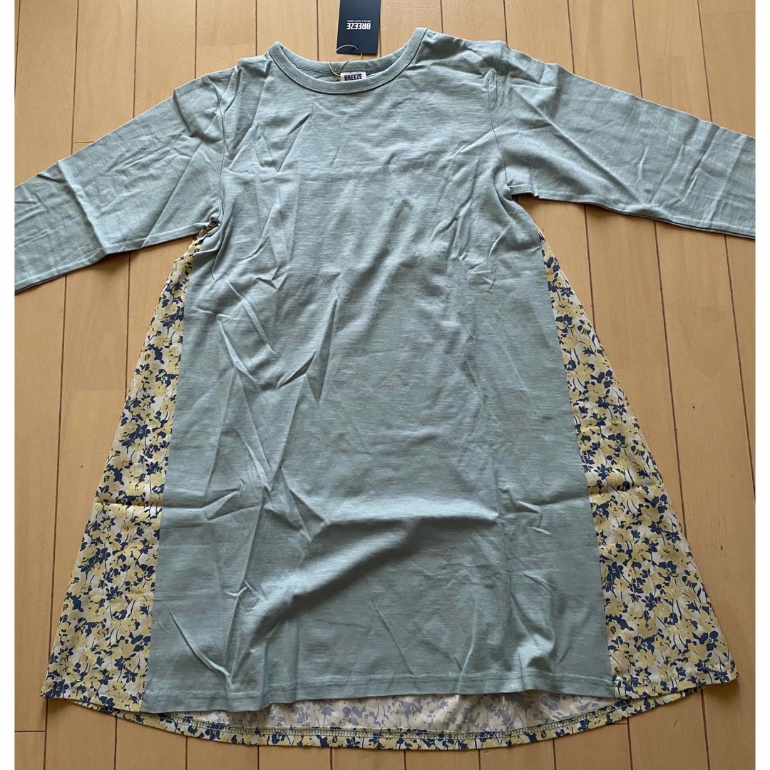 BREEZE(ブリーズ)のBREEZE バックシャンＴシャツワンピース 140 キッズ/ベビー/マタニティのキッズ服女の子用(90cm~)(ワンピース)の商品写真