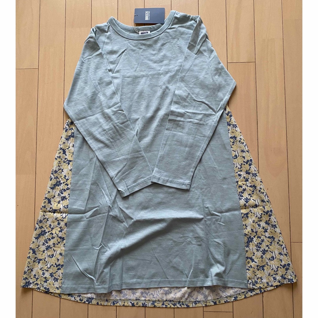 BREEZE(ブリーズ)のBREEZE バックシャンＴシャツワンピース 140 キッズ/ベビー/マタニティのキッズ服女の子用(90cm~)(ワンピース)の商品写真