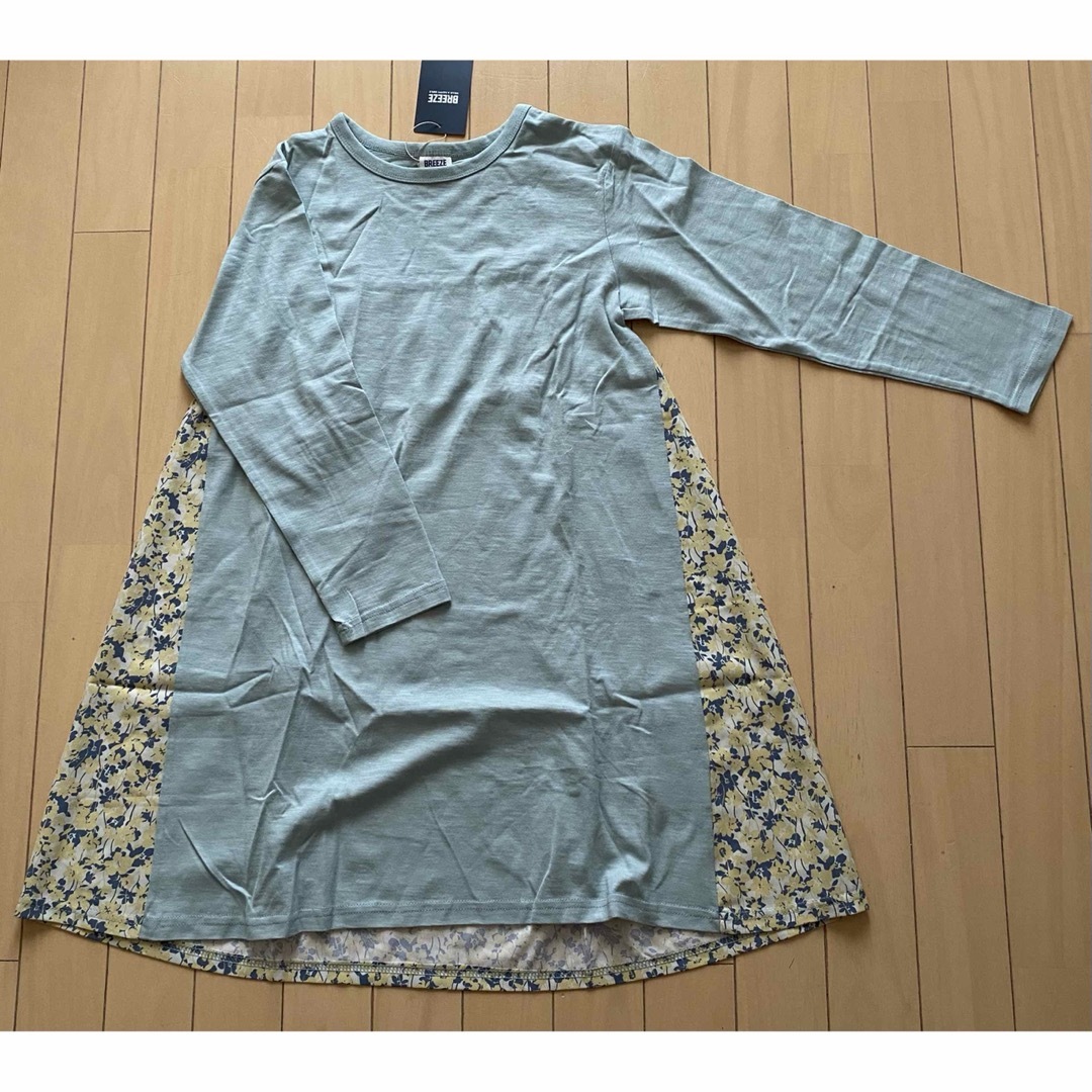 BREEZE(ブリーズ)のBREEZE バックシャンＴシャツワンピース 140 キッズ/ベビー/マタニティのキッズ服女の子用(90cm~)(ワンピース)の商品写真