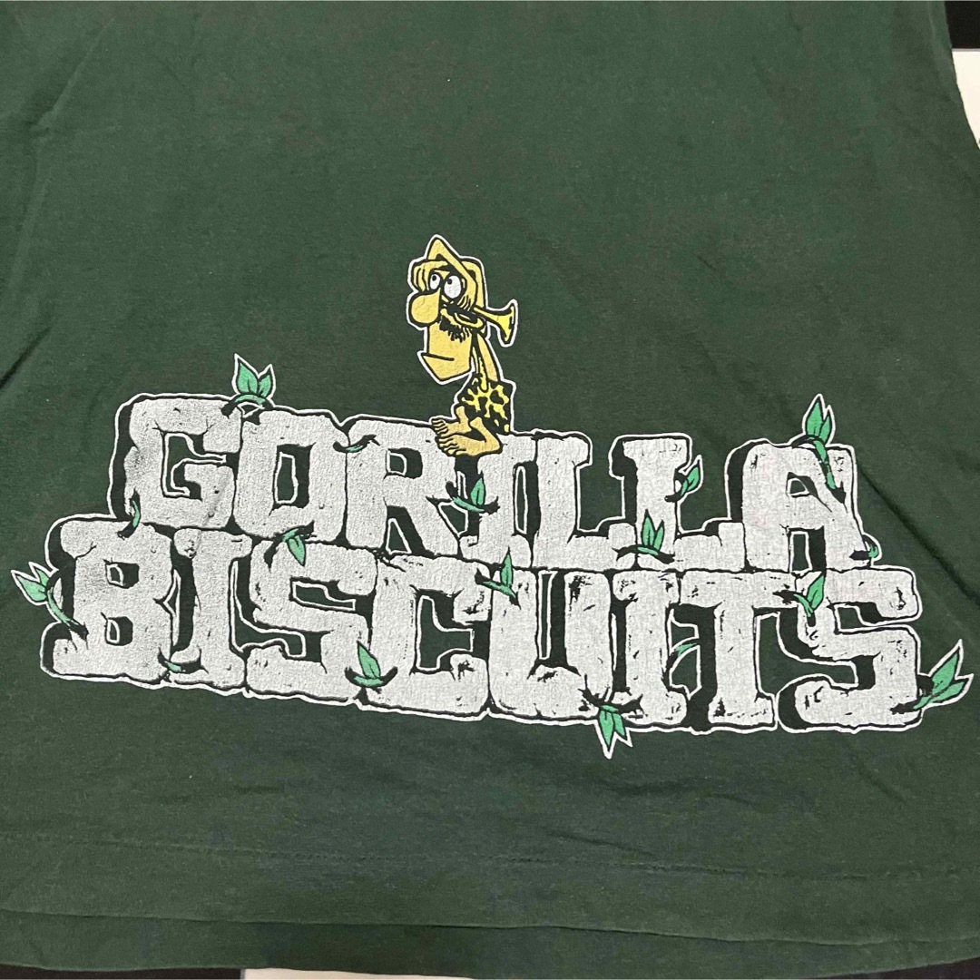 90s レア柄 GORILLA BISCUITS Tシャツ M nyhc