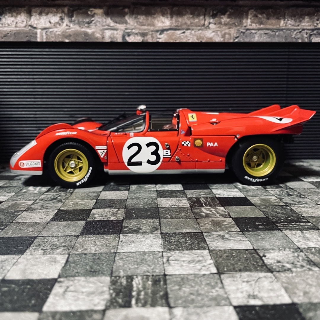 1/18 Mattel Elite フェラーリ 512S 1970 セブリング