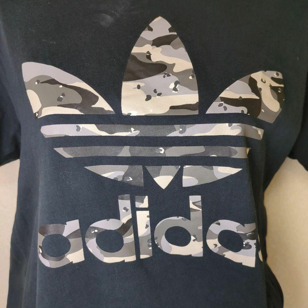 adidas(アディダス)の★adidas★ Big トレフォイルロゴ プリント レディース XSサイズ レディースのトップス(Tシャツ(半袖/袖なし))の商品写真