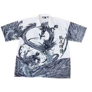 ステューシー(STUSSY)のChinese Dragon Vintage Big Shirt White(シャツ)