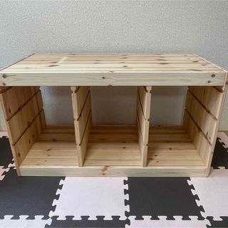 イケア(IKEA)のIKEA トロファスト　パイン無垢材(棚/ラック/タンス)