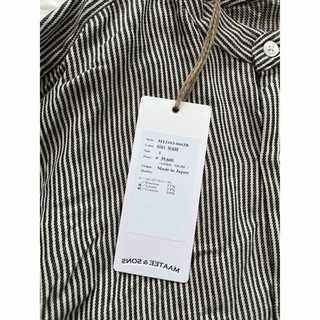 サイズ1 新品未使用 MAATEE&SONS OP Collar Shirts