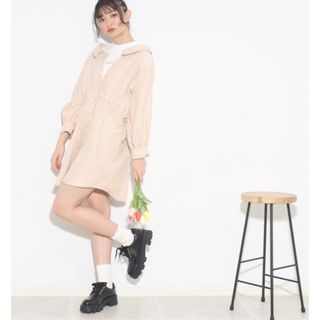 ピンクラテ(PINK-latte)の（新品）ピンクラテ　ワンピース フェイクレイヤードデザインワンピース　150(ワンピース)