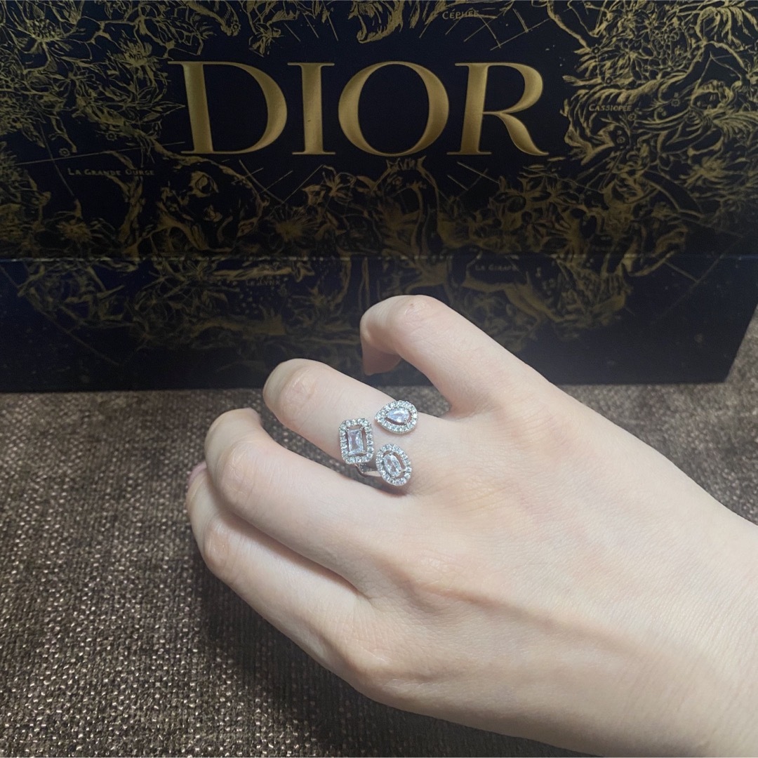 Dior(ディオール)の指輪⭐︎リング　ゴールド／シルバー レディースのアクセサリー(リング(指輪))の商品写真