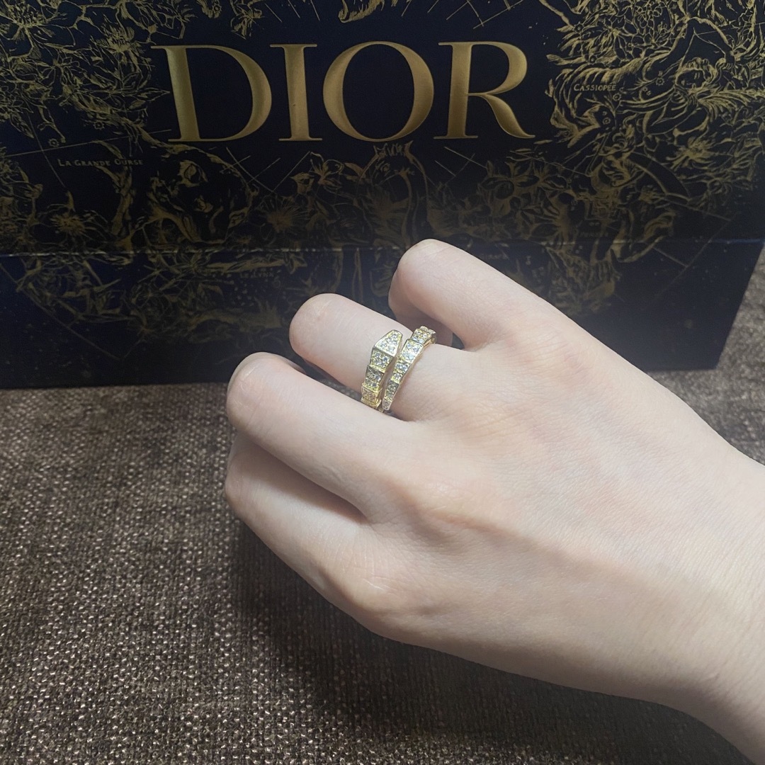 Dior(ディオール)の指輪⭐︎リング　ゴールド／シルバー レディースのアクセサリー(リング(指輪))の商品写真