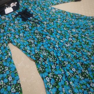 スーパービューティー☆パワーネットワンピースSize42☆ブルーの通販