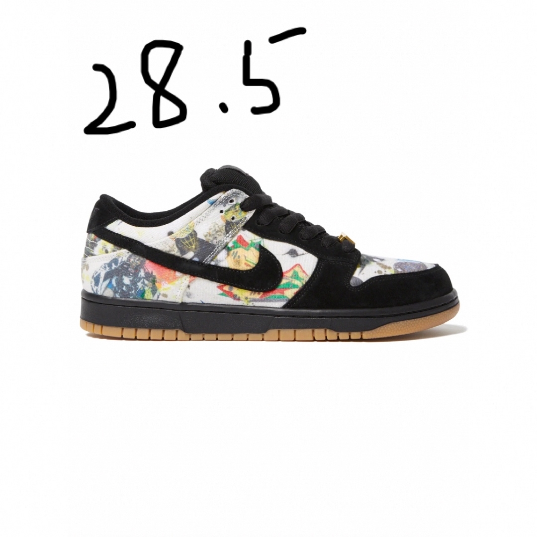 28.5 Supreme Nike SB Rammellzee Dunk Lowメンズ