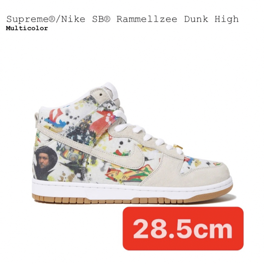 28.5 SupremeNike SB Rammellzee Dunk