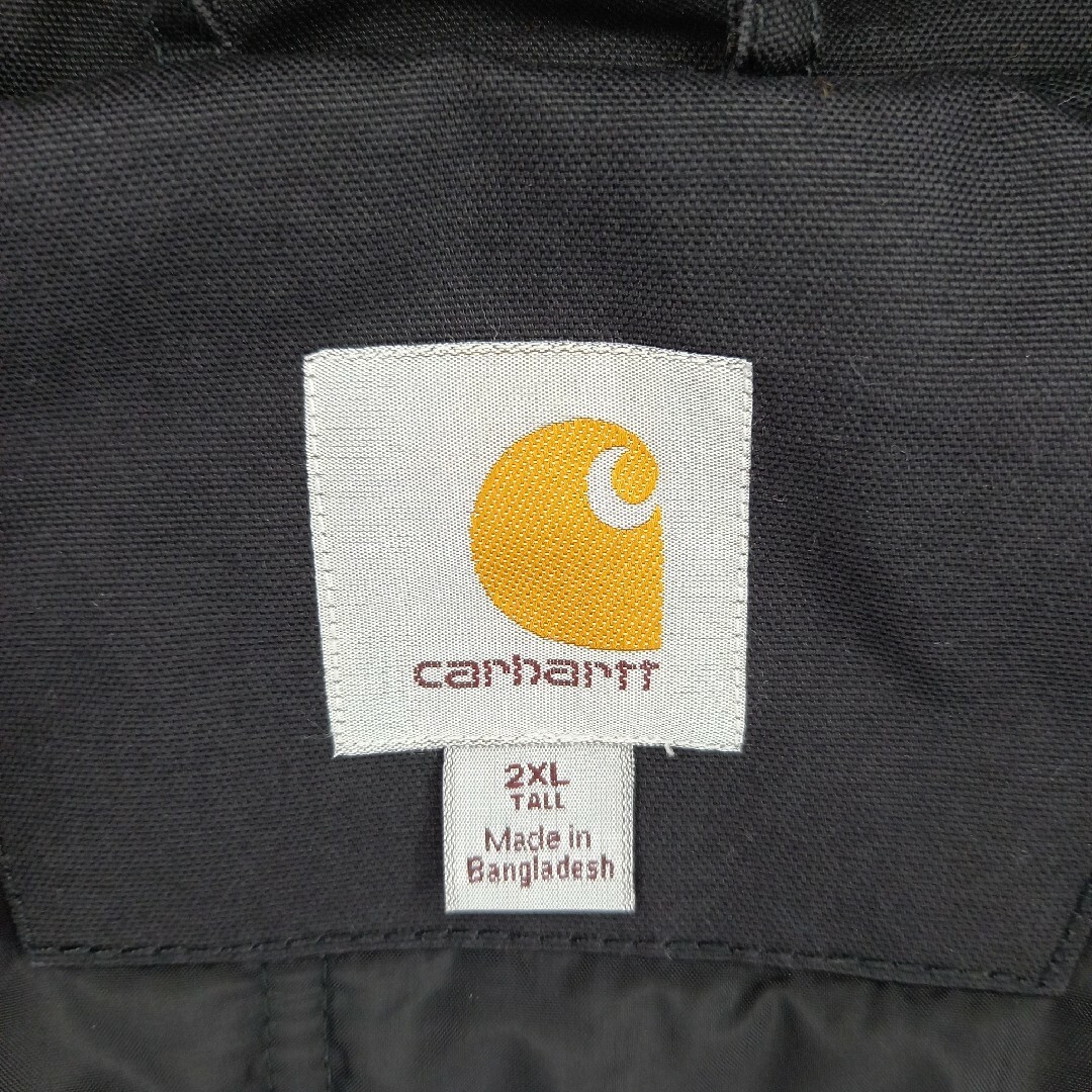 carhartt(カーハート)のカーハート　シンサレート　中綿　ジャケット　ダック地　オーバーサイズ　ブラック メンズのジャケット/アウター(ダウンジャケット)の商品写真