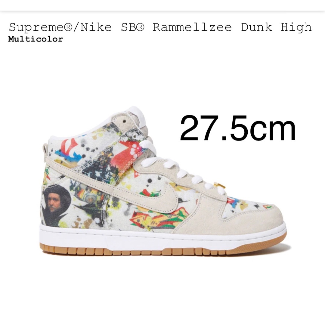 スニーカー Supreme - Supreme / Nike SB Rammellzee Dunk High