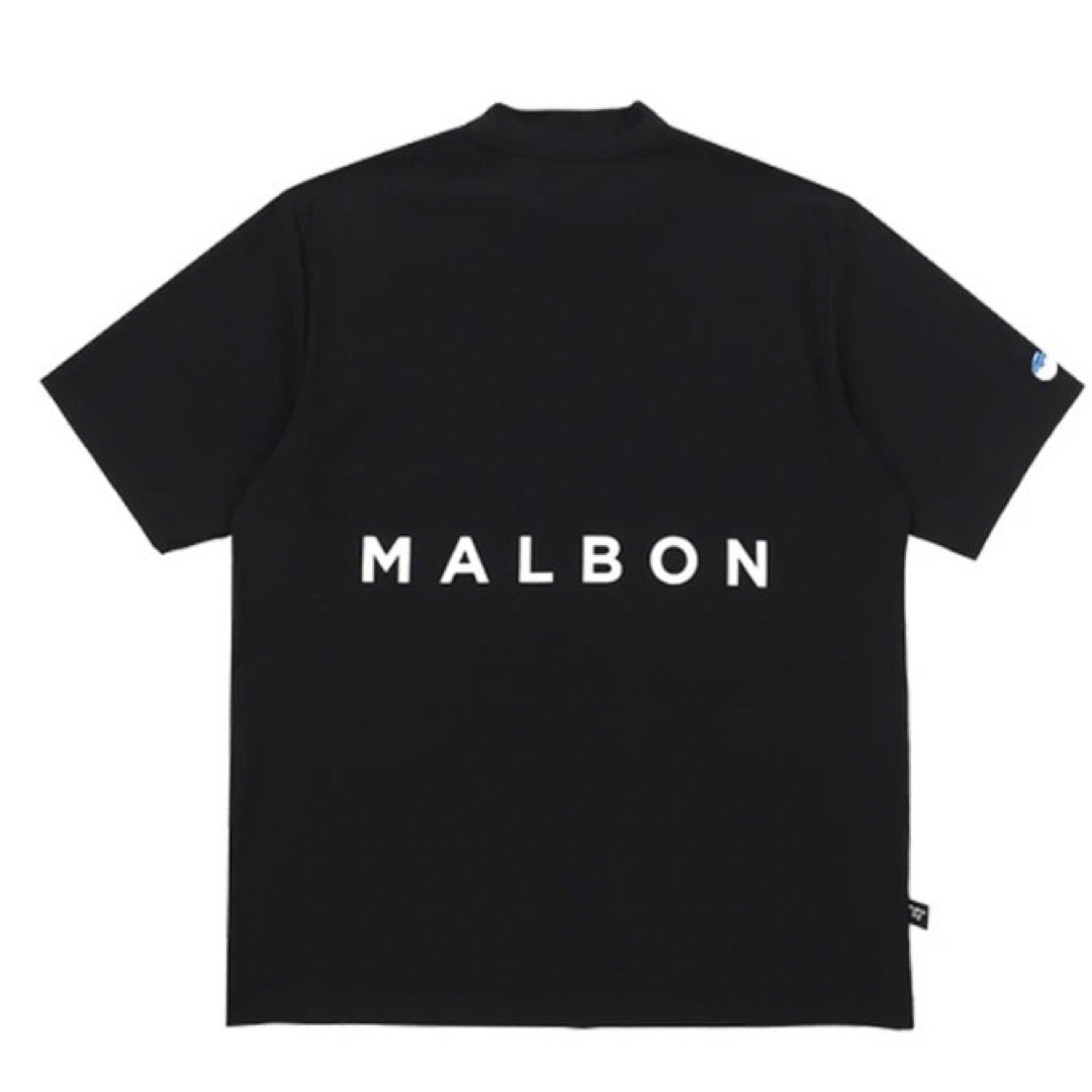 マルボン　MALBON ロゴ　モックネック　L メンズ　速乾　即納　シンプル