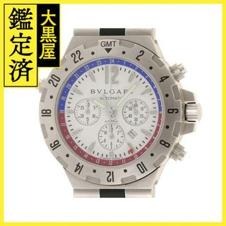 ブルガリ(BVLGARI)のブルガリ　ディアゴノ　プロフェッショナル　GMT40SFB　自動巻き　【436】(ラバーベルト)