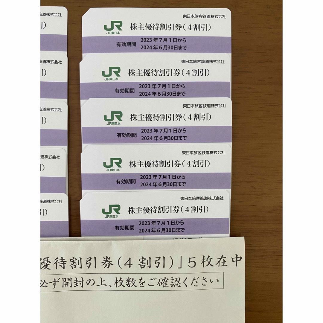 JR東日本株主優待割引券１０枚➕株主サービス券1冊 3