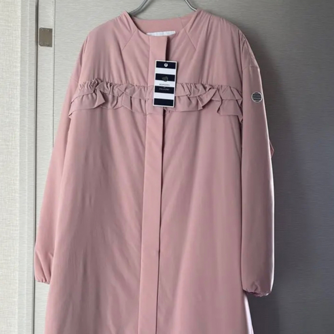 新品タグ付 ????38 borders フリルコート-hybridautomotive.com
