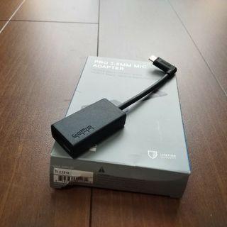 【新品未開封 最安】GoPro 3.5mmマイクアダプターAAMIC-001