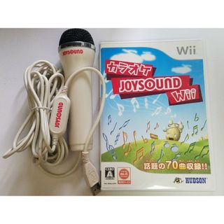 「カラオケJOYSOUND Wii」70曲収録　専用マイク付属任天堂(家庭用ゲームソフト)