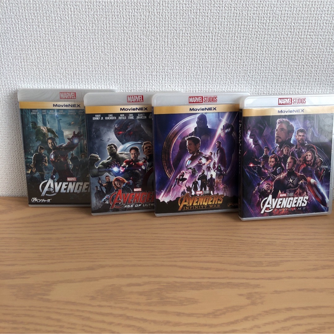 アベンジャーズ 全作 セット MovieNEX 純正ケース Blu-ray