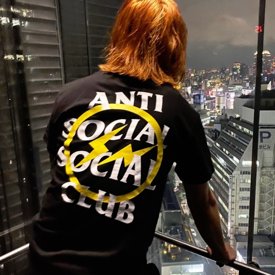 AntiSocialSocialClub FRAGMENT　Tシャツ