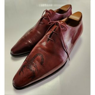 ベルルッティ(Berluti)の【美品】ベルルッティ　タトゥーコレクション　バーガンディー　パティーヌ　7.5(ドレス/ビジネス)