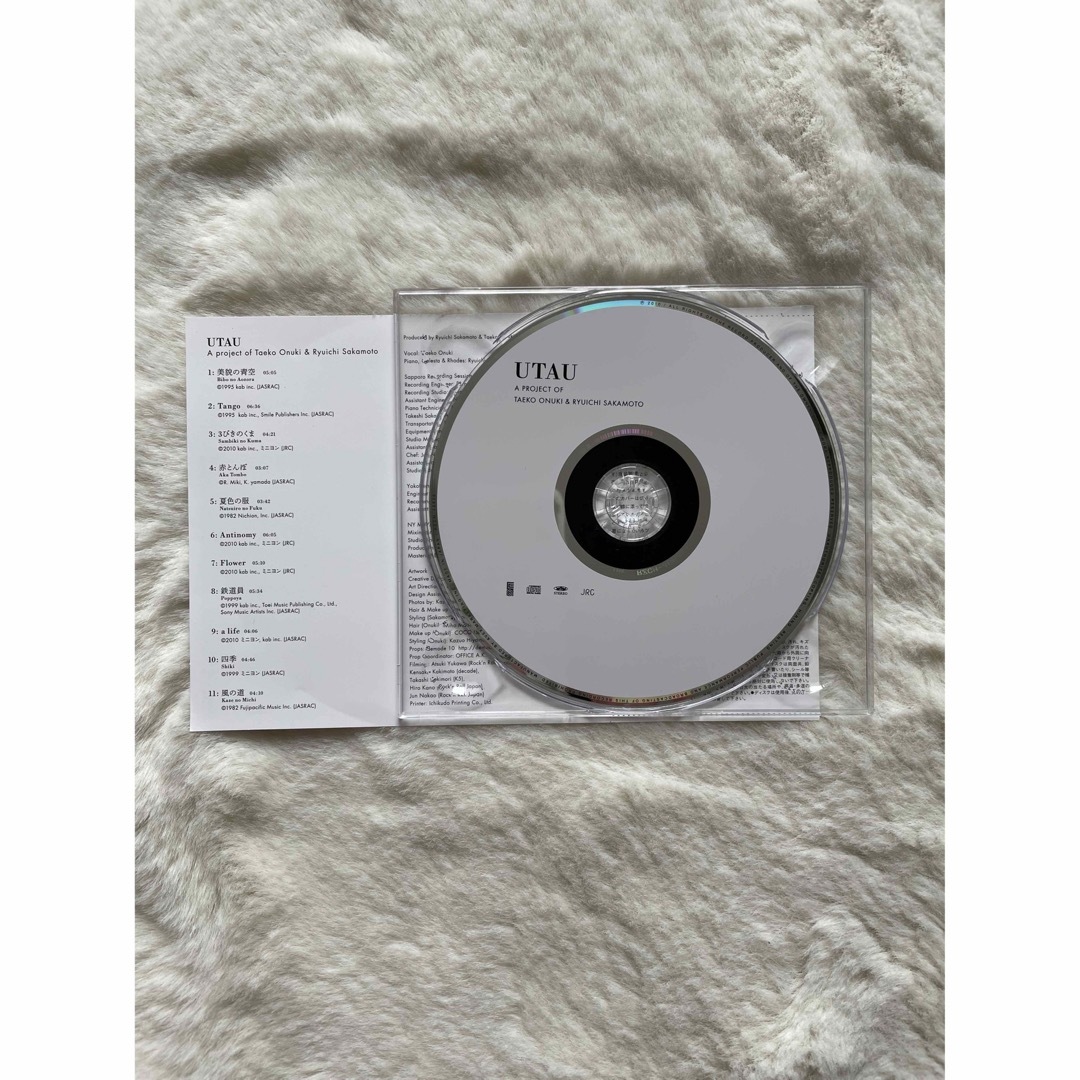 DVD 坂本龍一 &大貫妙子 UTAU TOUR BOOK- DVD 坂本龍一 &大貫妙子 UTAU TOUR BOOK-