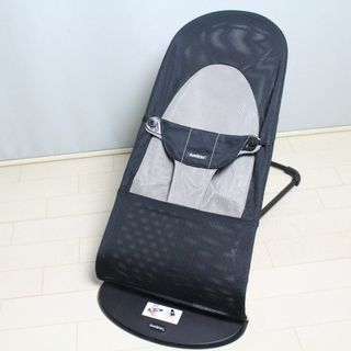 ベビービョルン(BABYBJORN)のベビービョルン バウンサー ソフト Air ブラック/シルバー 洗濯済☆9(その他)