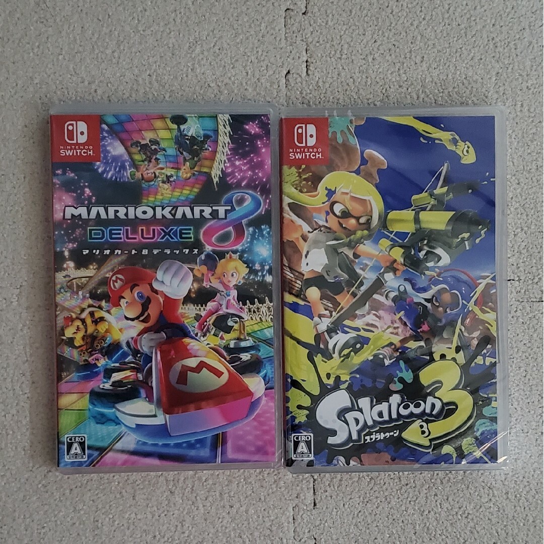 【新品・未開封】マリオカート8 デラックス & スプラトゥーン3 Switch