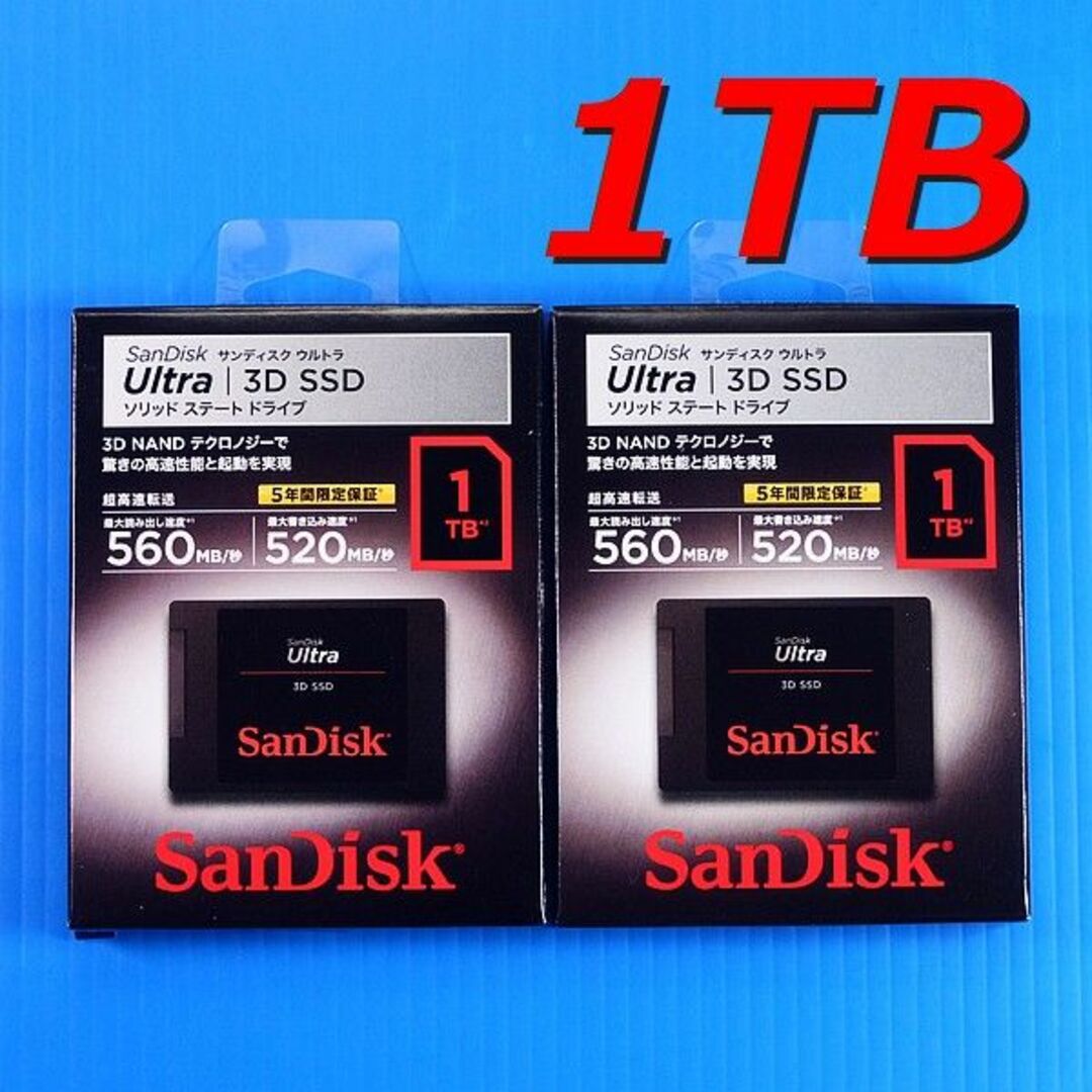 【SSD 1TB 2個セット】SanDisk Ultra J26